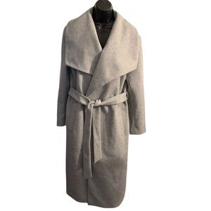 Ann Taylor Factory Classic Gray Winter Trench Coat